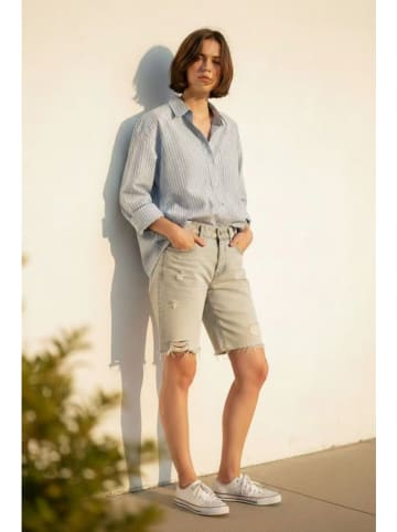 William de Faye Blouse grijs/wit