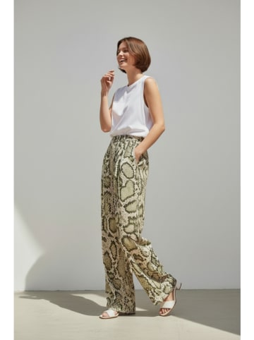 William de Faye Spodnie w kolorze zielonym