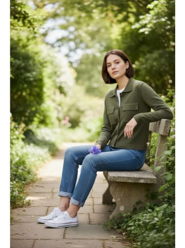 William de Faye Cardigan in Khaki