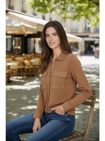 William de Faye Cardigan in Hellbraun