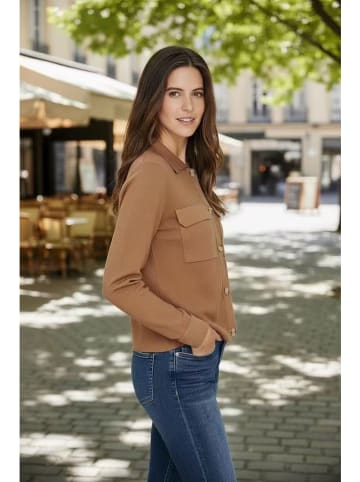 William de Faye Cardigan in Hellbraun