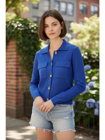 William de Faye Cardigan in Blau
