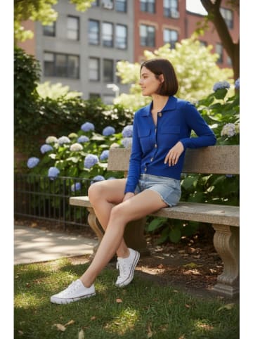 William de Faye Cardigan in Blau