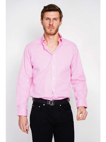 William de Faye Hemd in Rosa/ Weiß