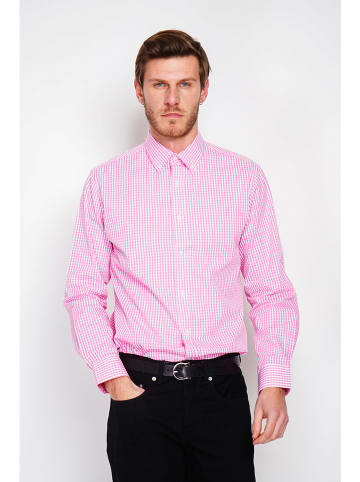 William de Faye Hemd in Rosa/ Weiß