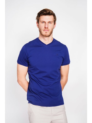 William de Faye T-shirt donkerblauw