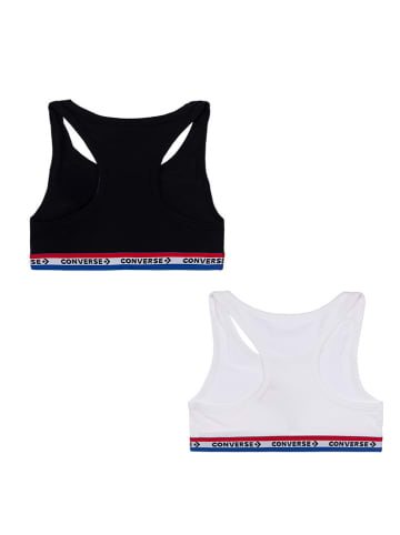 Converse 2-delige set: bustiers zwart/wit