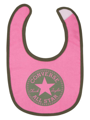 Converse 3-delige pasgeborenenset kaki/lichtroze