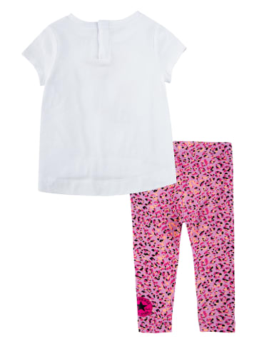 Converse 2-delige outfit wit/roze