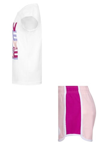 Converse 2tlg. Outfit in Weiß/ Rosa