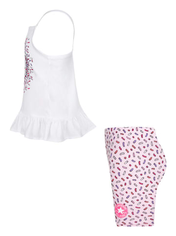 Converse 2-częściowy zestaw w kolorze kremowo-jasnoróżowym