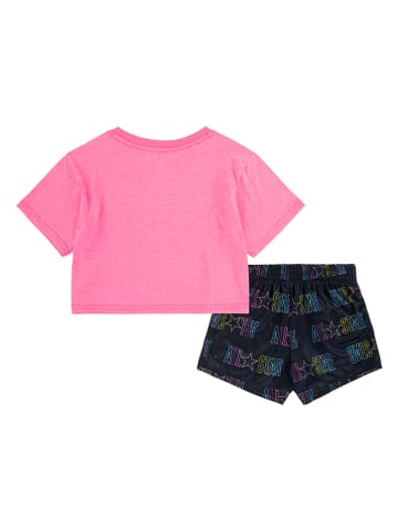 Converse 2-delige outfit roze/zwart