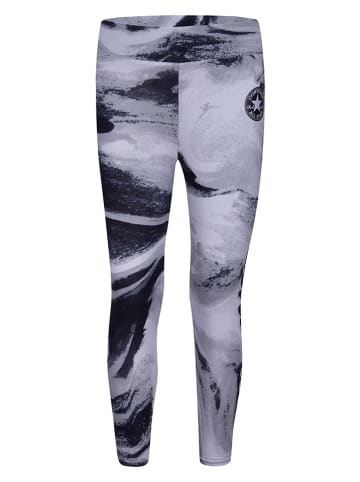 Converse Leggings in Grau/ Schwarz