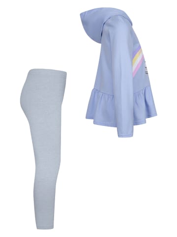 Converse 2-delige outfit grijs/lichtblauw