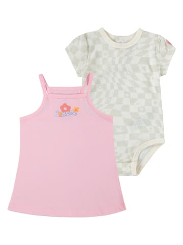 Converse 2-delige outfit lichtroze/beige