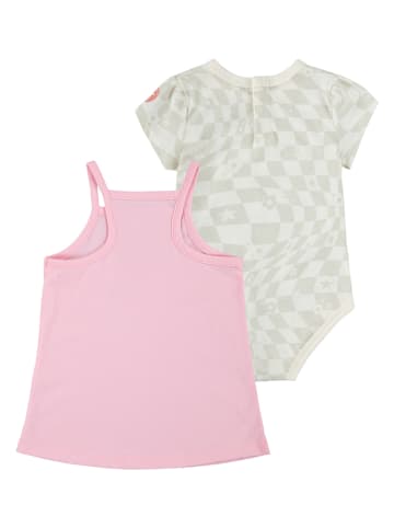 Converse 2-delige outfit lichtroze/beige