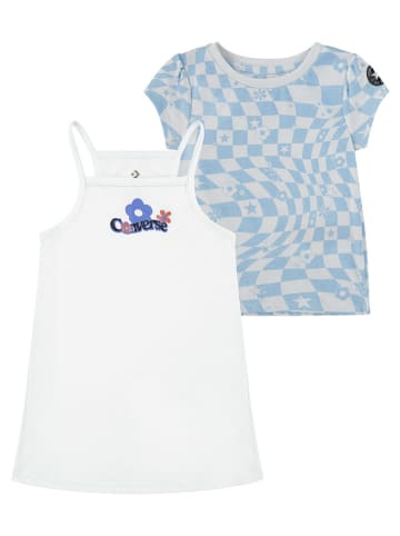 Converse 2tlg. Outfit in Hellblau/ Weiß