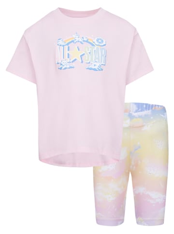 Converse 2-częściowy zestaw w kolorze jasnoróżowym