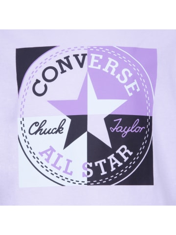 Converse Shirt paars/zwart