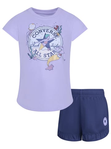 Converse 2tlg. Outfit in Lila/ Dunkelblau