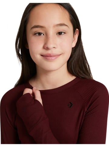 Converse Koszulka w kolorze ciemnoczerwonym