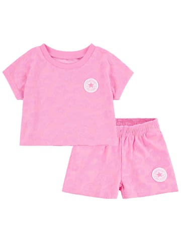 Converse 2-częściowy zestaw w kolorze różowym