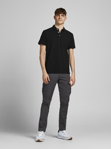 Jack & Jones Koszulka polo "Paulos" w kolorze czarnym