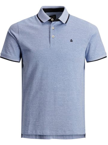 Jack & Jones Koszulka polo "Paulos" w kolorze błękitnym