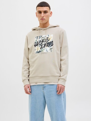 Jack & Jones Hoodie "Hawaii" in Creme