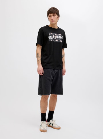 Jack & Jones Koszulka "Hawaii" w kolorze czarnym