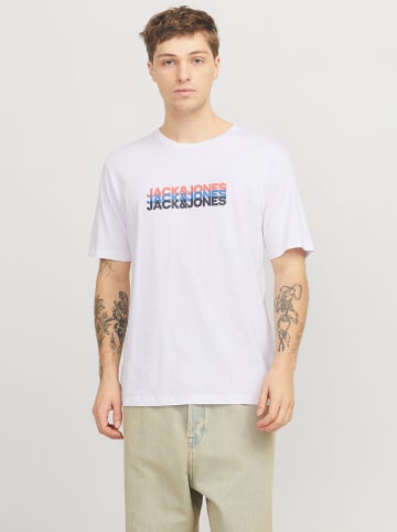 Jack & Jones Koszulka "Cyber" w kolorze białym