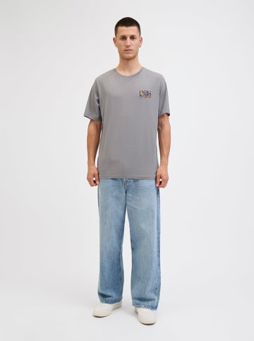 Jack & Jones Koszulka "Jjgeplas" w kolorze szarym