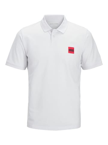 Jack & Jones Koszulka polo "Brady" w kolorze białym