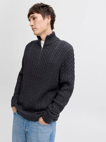 Jack & Jones Sweter w kolorze granatowym