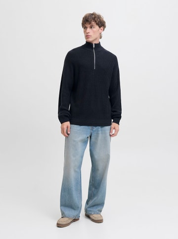Jack & Jones Sweter "Kaito" w kolorze granatowym