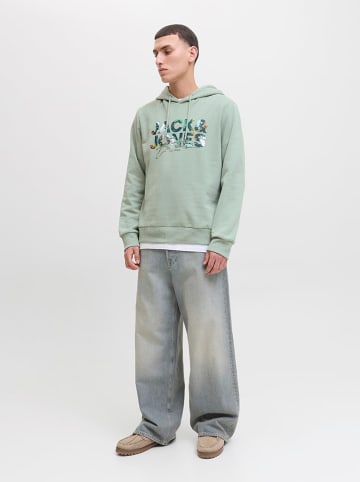 Jack & Jones Bluza "Geplas" w kolorze zielonym