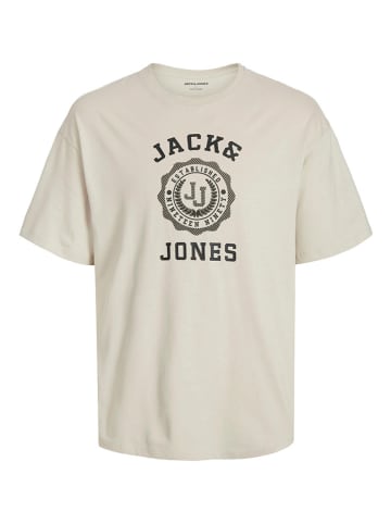 Jack & Jones Koszulka "Victo" w kolorze kremowym
