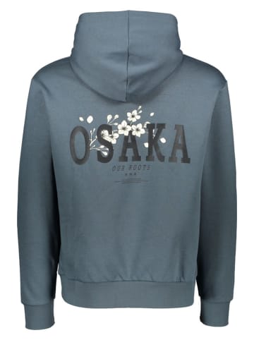 Jack & Jones Hoodie "Kenji" in Graublau