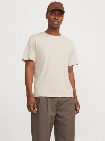 Jack & Jones Koszulka "Jecorp" w kolorze kremowym