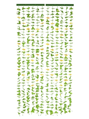 Maximex Zichtbeschermingsgordijn groen/goudkleurig - (L)190 x (B)90 cm