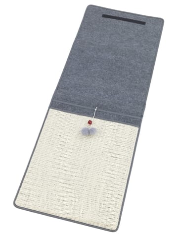 Maximex Katzen-Kratzmatte in Grau/ Beige - (L)128 x (B)45 cm