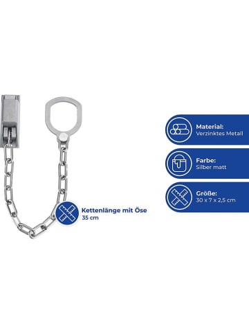 Wenko Türgriff-Kette in Silber - (L)30 cm