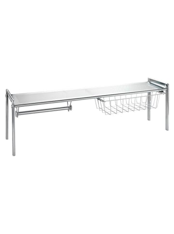 Wenko Spülbecken-Organizer in Silber - (B)93 x (H)30 x (T)21,5 cm