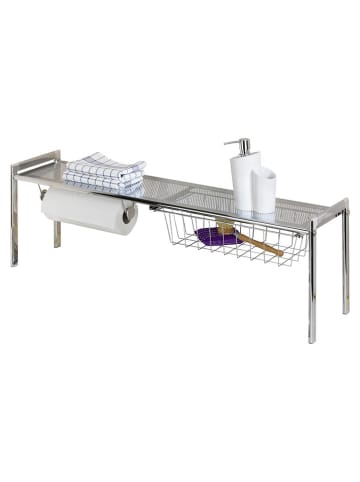 Wenko Organizer w kolorze srebrnym - 93 x 30 x 21,5 cm