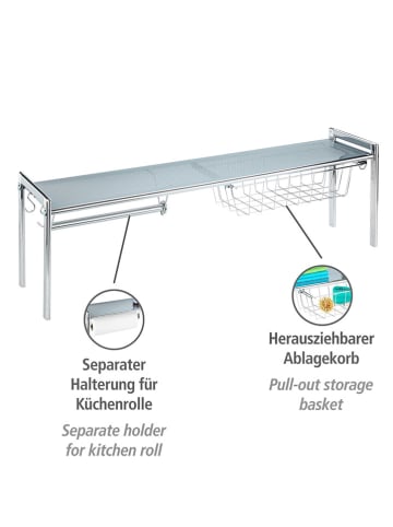 Wenko Organizer w kolorze srebrnym - 93 x 30 x 21,5 cm