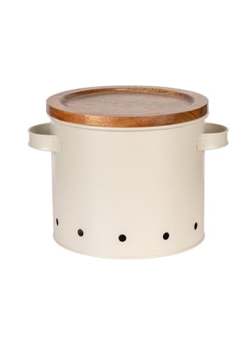 Wenko Opbergpot "Aria" beige - Ø 16,5  x (H)18 cm - 3,8 l