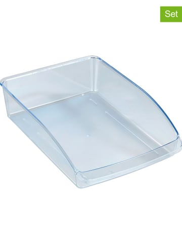 Wenko 3-delige set: koelkastorganizers transparant