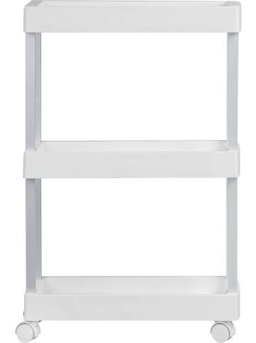 Wenko Rolkast "Mino" wit - (B)18 x (H)80 x (D)45 cm