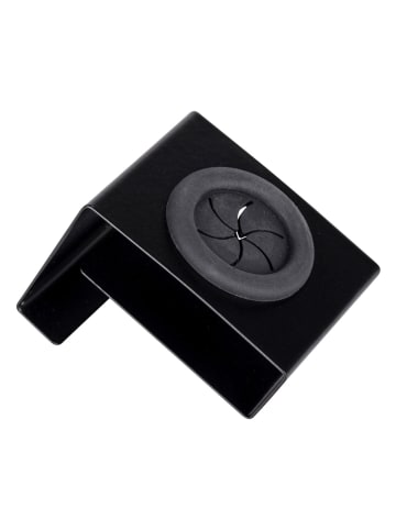 Wenko 4er-Set: Haken "Pus" in Schwarz - (B)5 x (H)6 x (T)4 cm