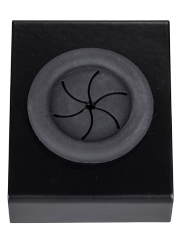 Wenko 4er-Set: Haken "Pus" in Schwarz - (B)5 x (H)6 x (T)4 cm